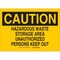Brady Caution Sign, 10 in H, 14 in W, Rectangle, English, 40843 40843 - alternate 1